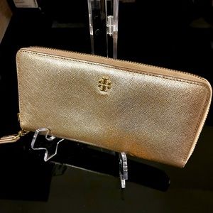 Tory Burch Rose Gold Wristlet